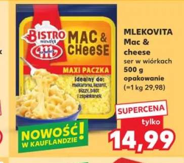Ser w wiórkach Mac & cheese Mlekovita