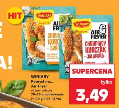 Pomysł na... Air fryer chrupiący kurczak - jalapeño Winiary