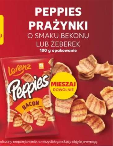Prażynki Peppies o smaku żeberek