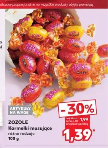 Karmelki musujące Zozole