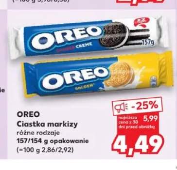 Ciastka markizy Oreo Golden