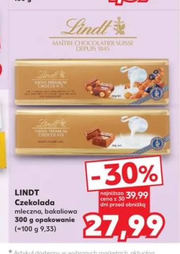 Czekolada bakaliowa Lindt