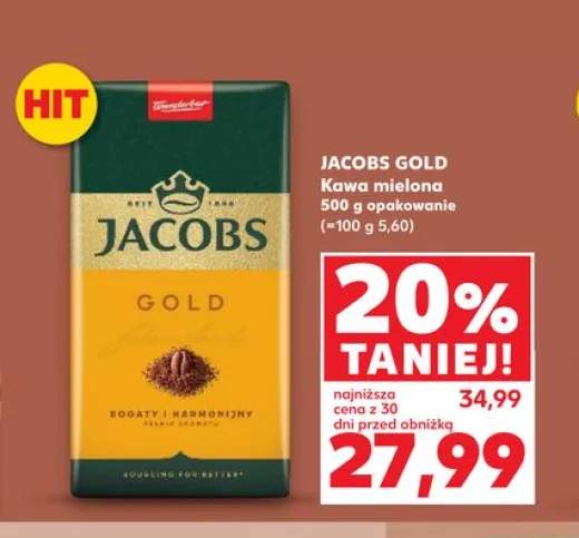 Kawa mielona JACOBS GOLD