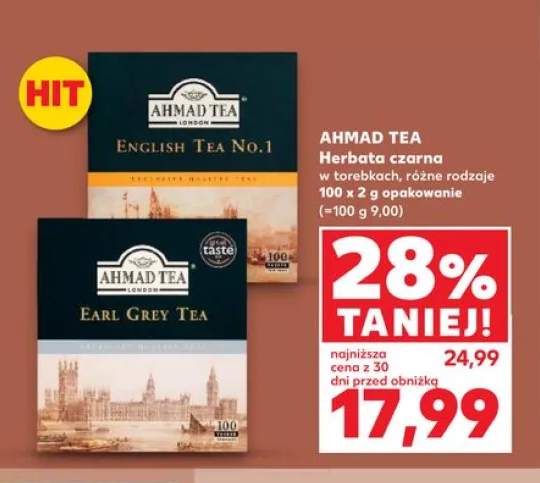 Herbata czarna w torebkach AHMAD TEA English Tea No.1