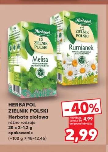 Herbata ziołowa HERBAPOL ZIELNIK POLSKI Melisa