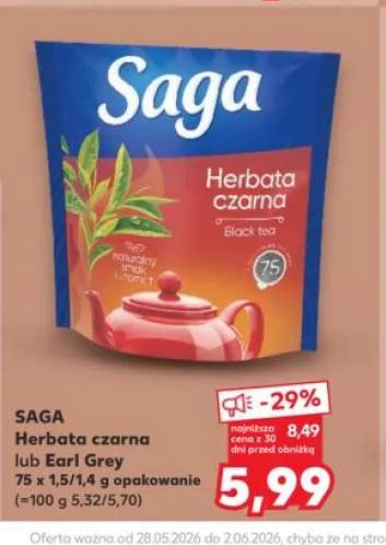 Herbata czarna SAGA