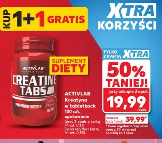 Kreatyna w tabletkach ACTIVLAB
