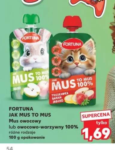 Mus owocowy Fortuna Jak Mus To Mus