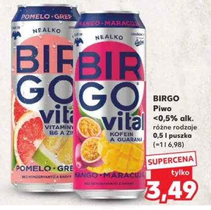 Piwo bezalkoholowe Birgo <0,5% alk. mango marakuja