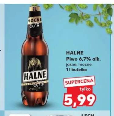 Piwo Halne jasne mocne 6,7% alk.