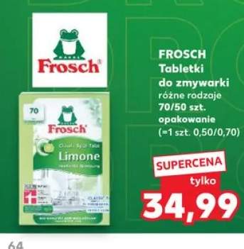 Tabletki do zmywarki Frosch Limone