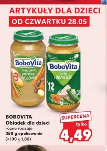 Obiadek dla dzieci BoboVita risotto z indykiem