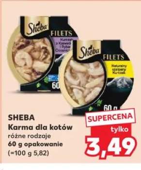 Karma dla kotów Sheba Filets Naturalny Szarpany Kurczak 60g