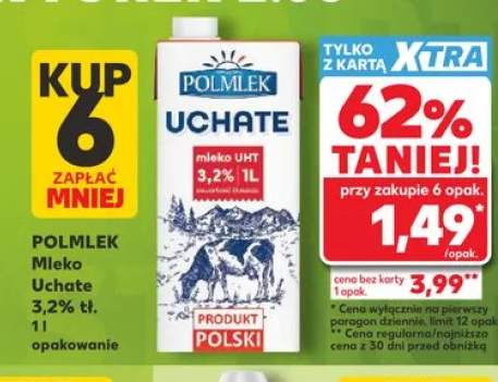 Mleko Uchate 3,2% tł. Polmlek