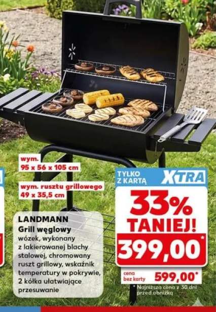 Grill węglowy wózek LANDMANN