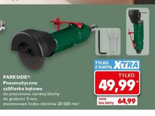 Pneumatyczna szlifierka kątowa PARKSIDE