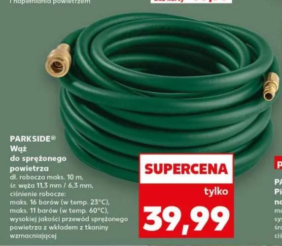 Wąż do sprężonego powietrza PARKSIDE 10m