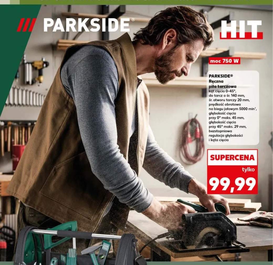 Ręczna piła tarczowa PARKSIDE 750W