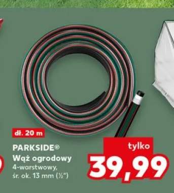 Wąż ogrodowy 4-warstwowy PARKSIDE dł. 20m śr. ok. 13mm