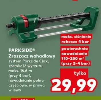 Zraszacz wahadłowy PARKSIDE system Parkside Click