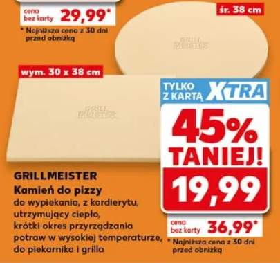 Kamień do pizzy GRILLMEISTER śr. 38cm