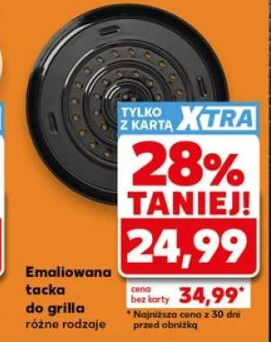 Emaliowana tacka do grilla
