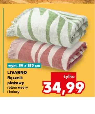 Ręcznik plażowy LIVARNO wym. 80x180cm