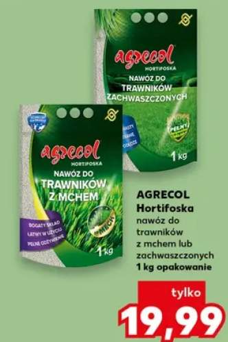 Nawóz do trawników z mchem Hortifoska Agrecol