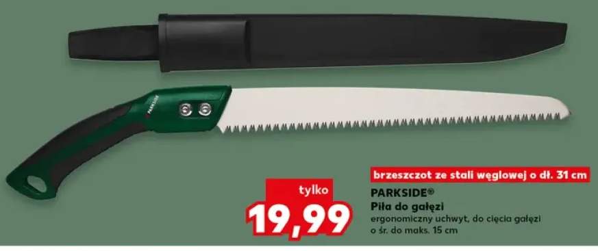 Piła do gałęzi PARKSIDE brzeszczot ze stali węglowej o dł. 31cm