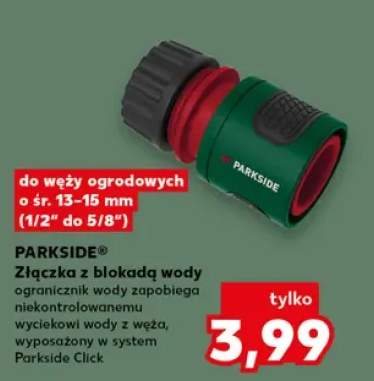 Złączka z blokadą wody PARKSIDE