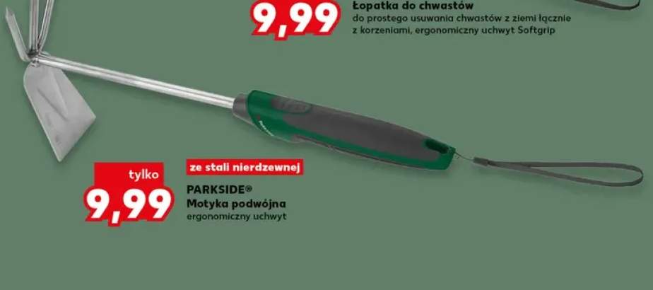Motyka podwójna PARKSIDE ze stali nierdzewnej