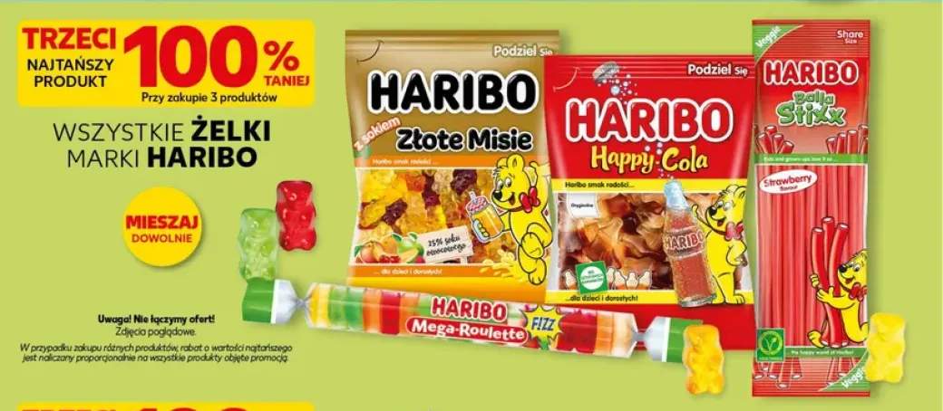 Żelki Haribo Mega-Roulette Fizz