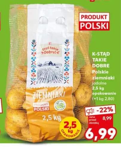 Ziemniaki jadalne polskie K-Stąd Takie Dobre