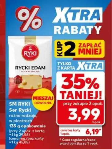 Ser Rycki Edam w plastrach