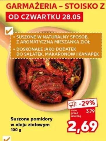 Suszone pomidory w oleju ziołowym