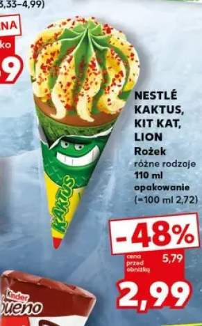 Lody rożek Lion