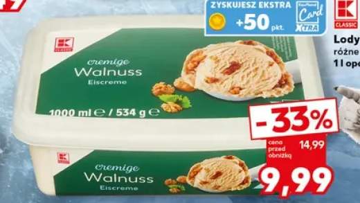 Lody cremige Walnuss K-Classic