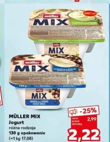 Jogurt Müller Mix Vanilla Choco Balls