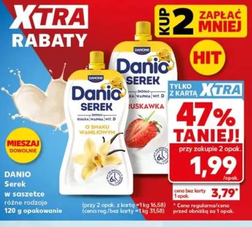 Serek w saszetce Danio