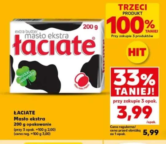 Masło ekstra Łaciate