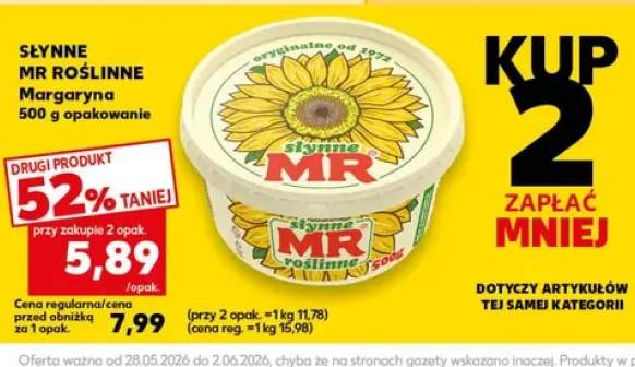 Margaryna Słynne MR Roślinne
