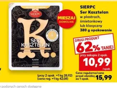Ser Kasztelan w plastrach klasyczny Sierpc