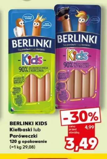 Kiełbaski Berlinki Kids
