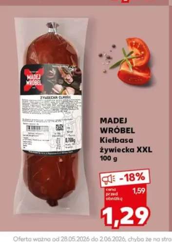 Kiełbasa żywiecka XXL Madej Wróbel