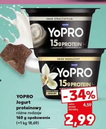 Jogurt proteinowy smak waniliowy YoPRO