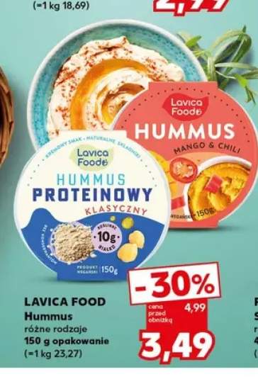 Hummus proteinowy klasyczny Lavica Food