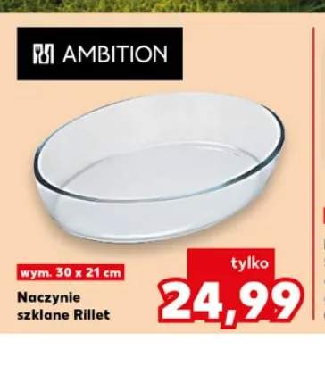 Naczynie szklane Rillet AMBITION wym. 30x21cm