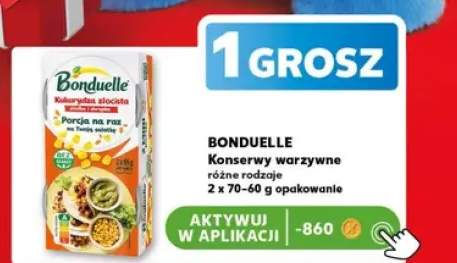Kukurydza złocista słodka i chrupka BONDUELLE