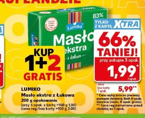 Masło ekstra z Łukowa Lumiko