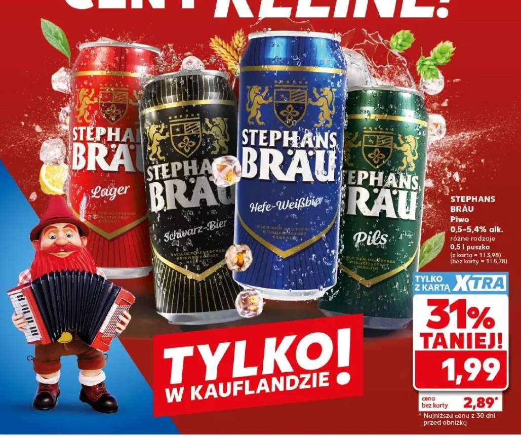 Piwo Stephans Bräu Hefe-Weißbier